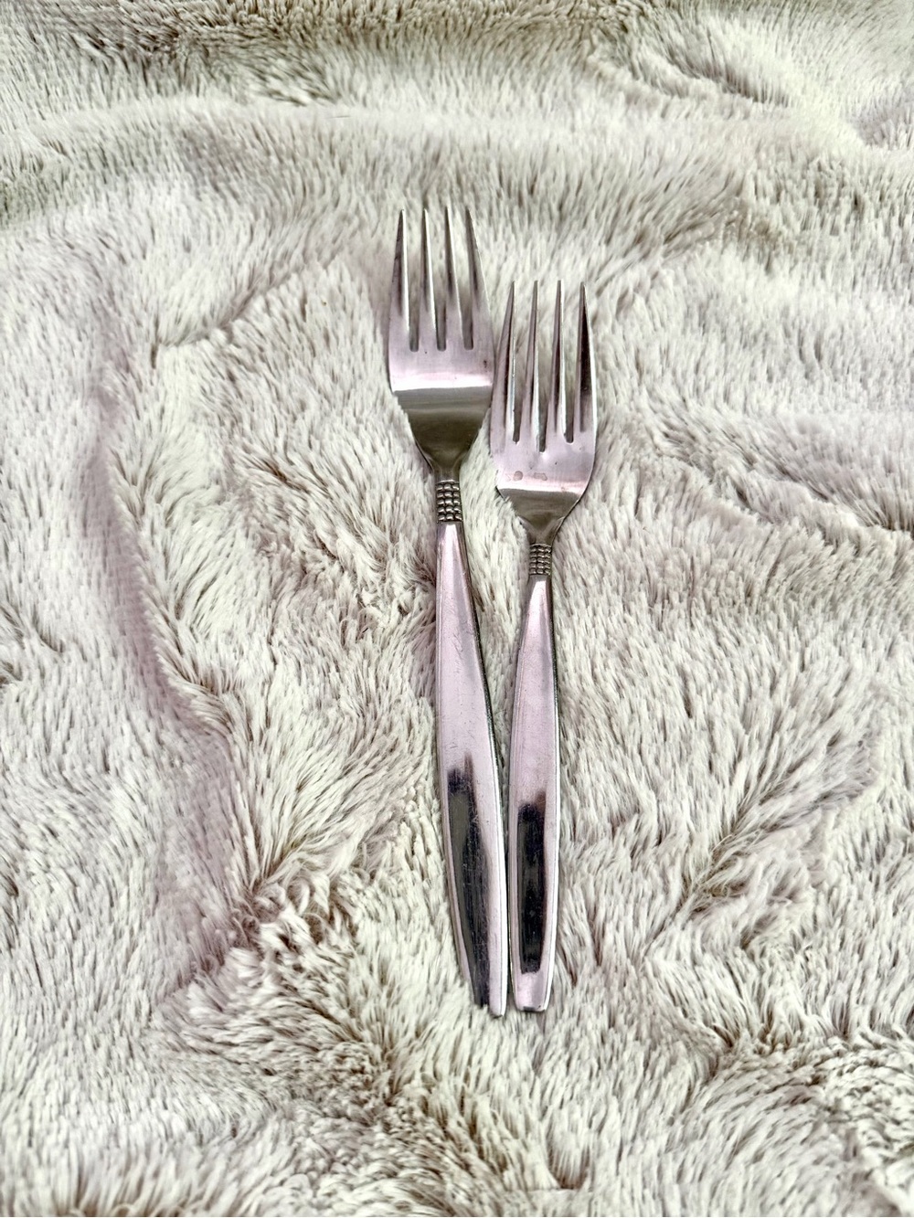 Towle Silver-Tone Dinner Forks - Pair